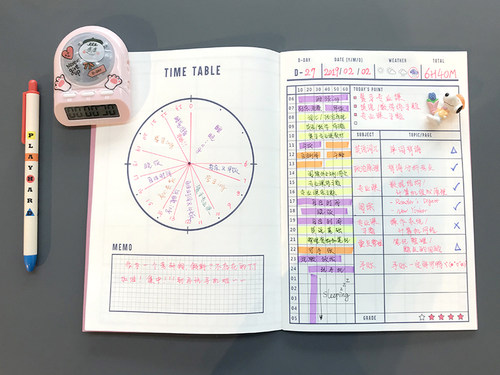 BlankLabel考编考研考公考级学习复习备考日程时间管理效率笔记本 - 图2