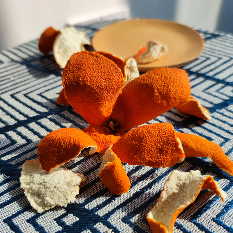 甄选陈皮九制陈皮泡水陈皮新鲜红橘皮橙皮茶秋泽百草中药材新陈皮