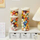 Mengli Storage Tank Pop Mart Figure Display Box Mini Doll Blind Box Ornament Storage Box Transparent Sealing Can