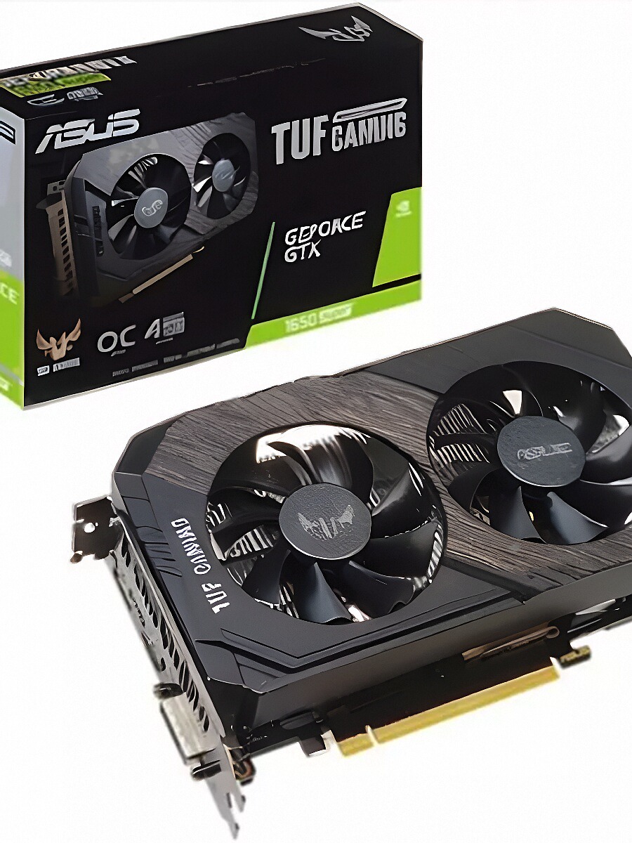 华硕 TUF-GTX1650S-O4G-GAMING台式机GDDR6游戏显卡 - 图1