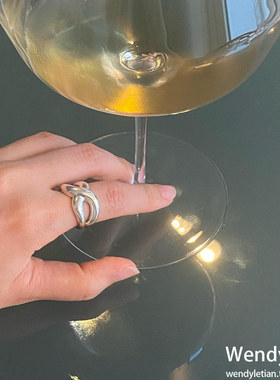 正品!韩国代购设计师S_S.IL 经典时尚logo粗戒指twist 925银ssil