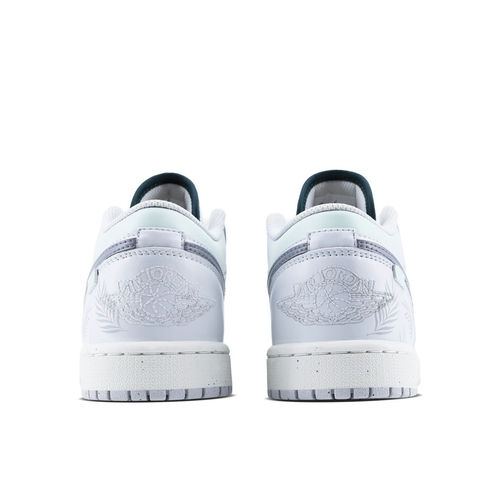 【定制球鞋】Air Jordan 1耐克薄荷椰林潮流简约蓝白色经典板鞋 - 图2