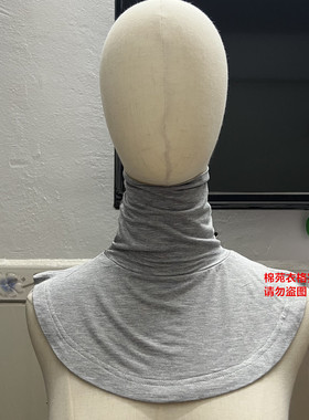 薄款莫代尔夏季防晒套头假领子