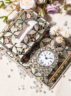 KP玻璃玄关摆件收纳收纳盘