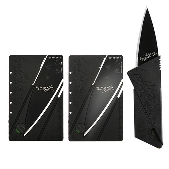 Swiss credit card blade, thin and convenient folding card type