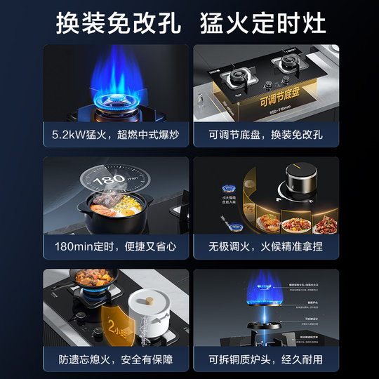 Modifikationsfreier Konglin-Gasherd