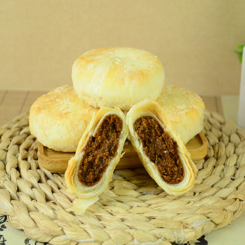 心特软白云酥300g礼盒装中秋送礼陕西特产软香酥老婆饼酥皮糕点 - 图0