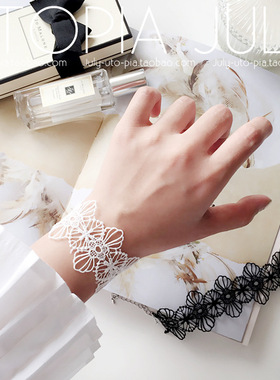 韩国复古花朵短款原宿甜美风项圈