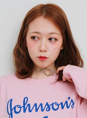 日本原宿暗黑朋克风皮质项圈链