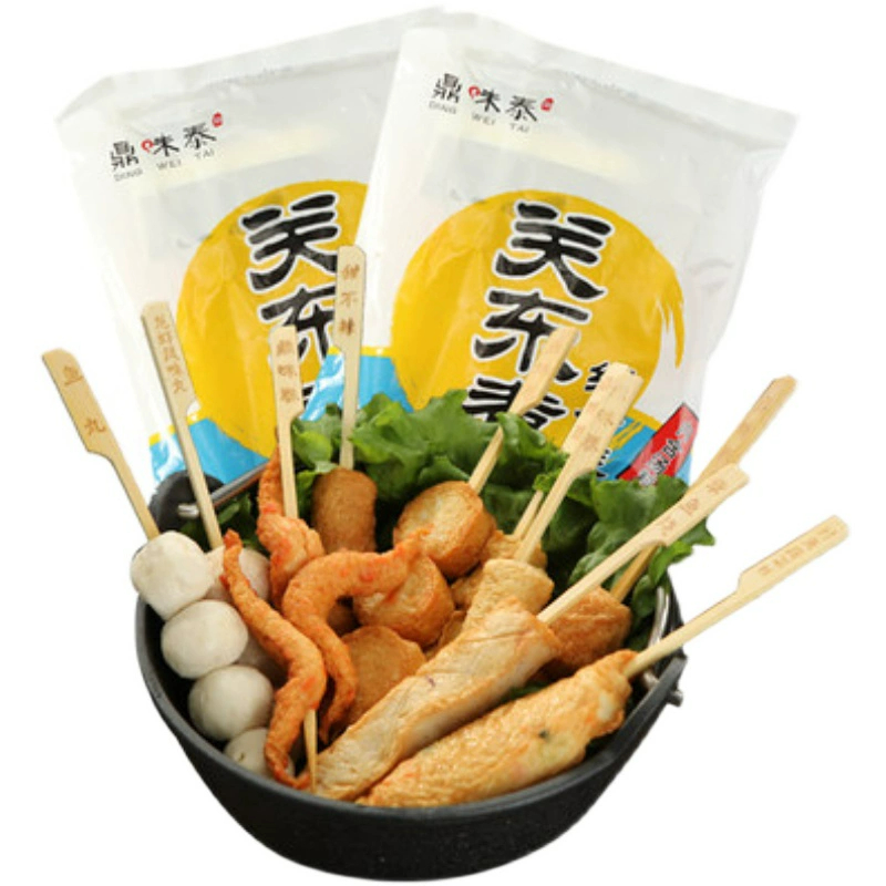 Dingweitai oden cooking ingredients skewers hot pot meatballs Japanese fish balls oden cooking convenience store spicy hotpot