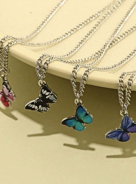 LISA同款蝴蝶项链蝴蝶项链