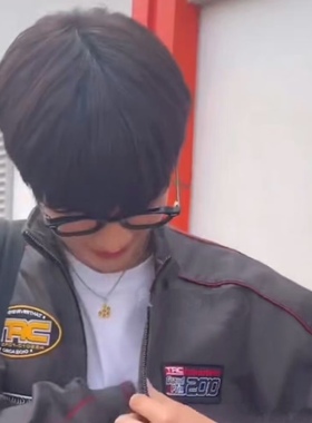 宇宙射线可爱蜂蜜蜂巢滴胶项链成韩彬同款蹦迪情侣卡通ins日韩风