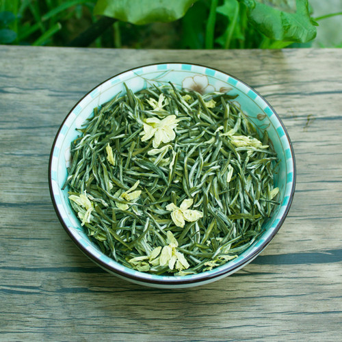 2024新茶四川兰雪浓香型飘雪茉莉花茶叶碧潭散装花茶250g - 图0