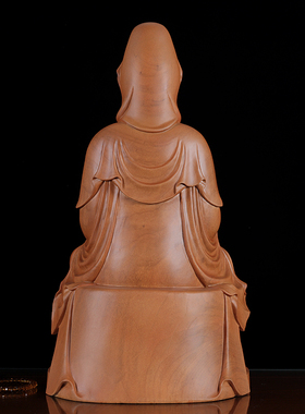 实木观音菩萨佛像香樟木