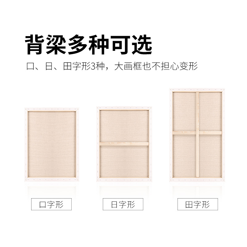 中盛画材 画框定制 涂层样品 坯布样品册 - 图2