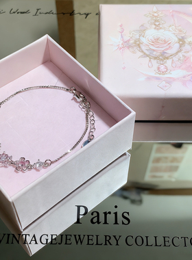 皮皮Pipi｜天然粉玉髓kt猫手链闺蜜礼物ins风Hello Kitty猫咪手链