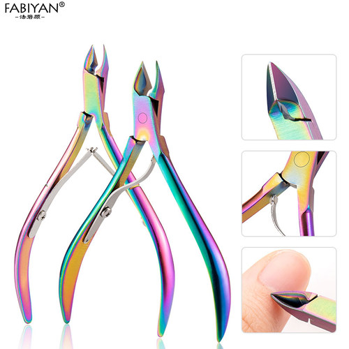 法碧颜鹰嘴钳不锈钢双叉去死皮剪刀锋利甲沟指甲钳家用美甲工具炎 - 图0