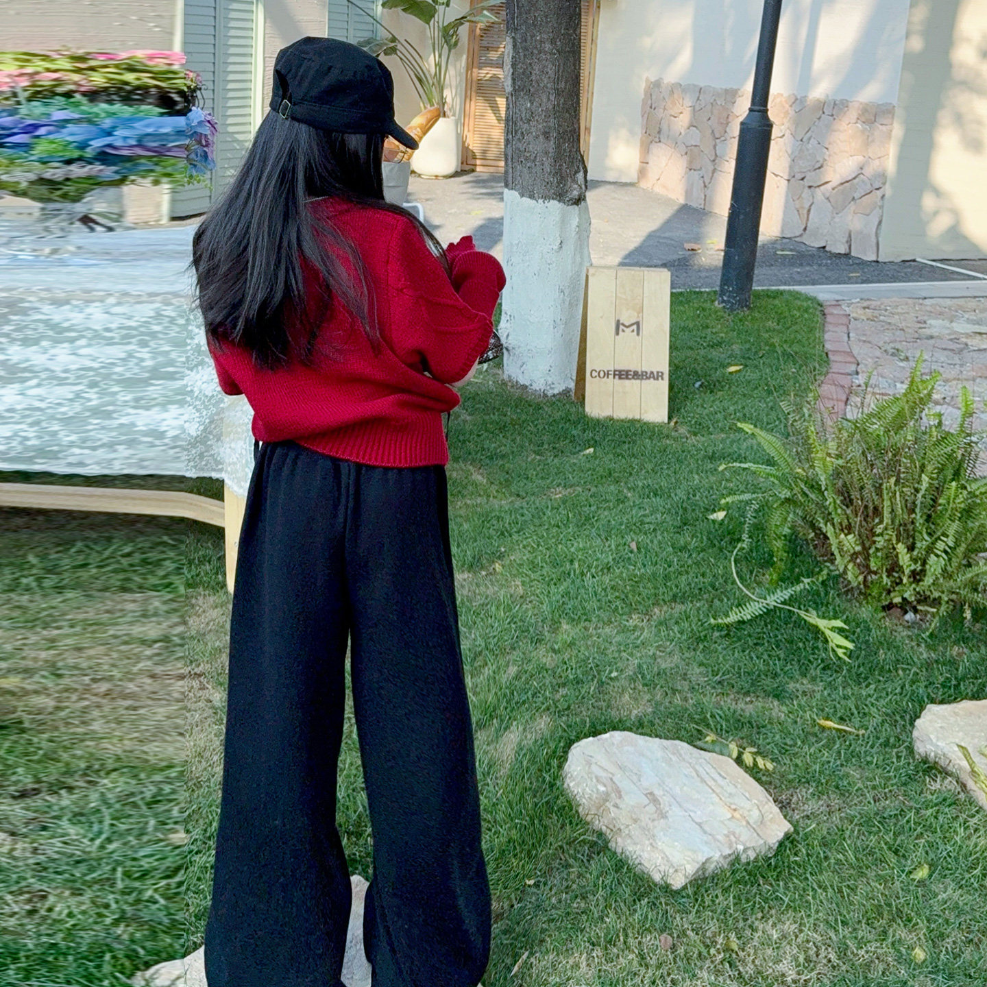 新年红色套头绑带麻花毛衣女童2026秋冬季慵懒风袖套针织衫上衣,淘宝优惠券,粉丝福利购,淘宝优惠卷