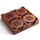 Redwood rosewood creative style kitchen casserole insulation mat