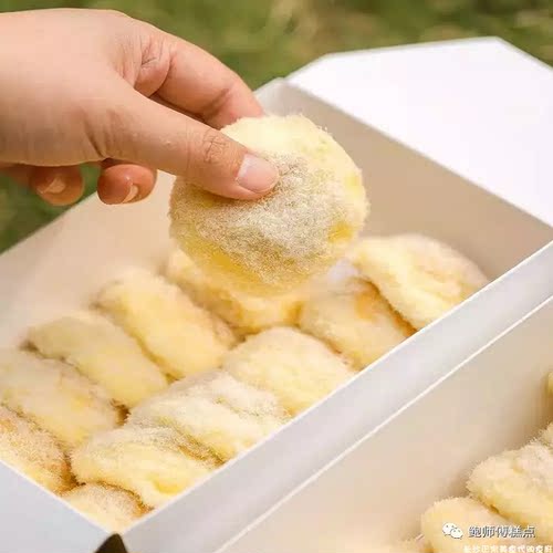 长沙正宗鲍师F抖音网红糕点代购早餐下午茶追剧零食酥松鳕小贝 - 图1