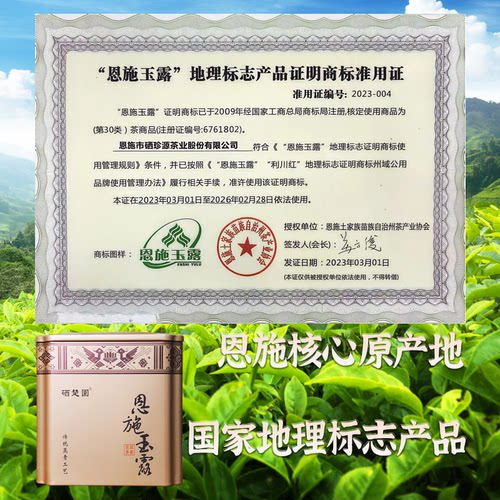 硒楚园2026新茶湖北硒茶恩施玉露明前蒸青工艺冷泡绿茶罐装200g - 图3