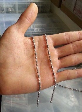 毛衣链项链diy不锈钢加长竹节链