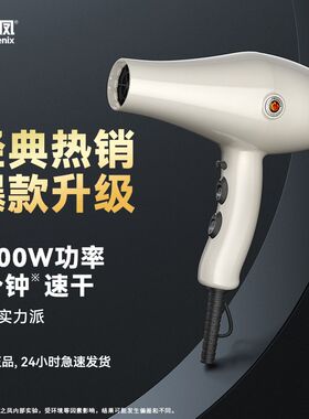 火之凤发廊静音2200w速干吹风机
