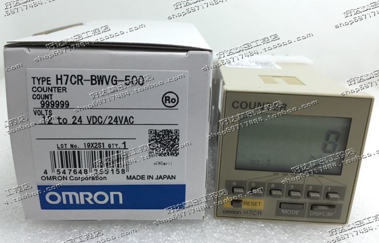 $原装正品 (日本产）计数器H7CR-BWVG-500 H7CR-BWVG 12-24VDC/AC - 图0