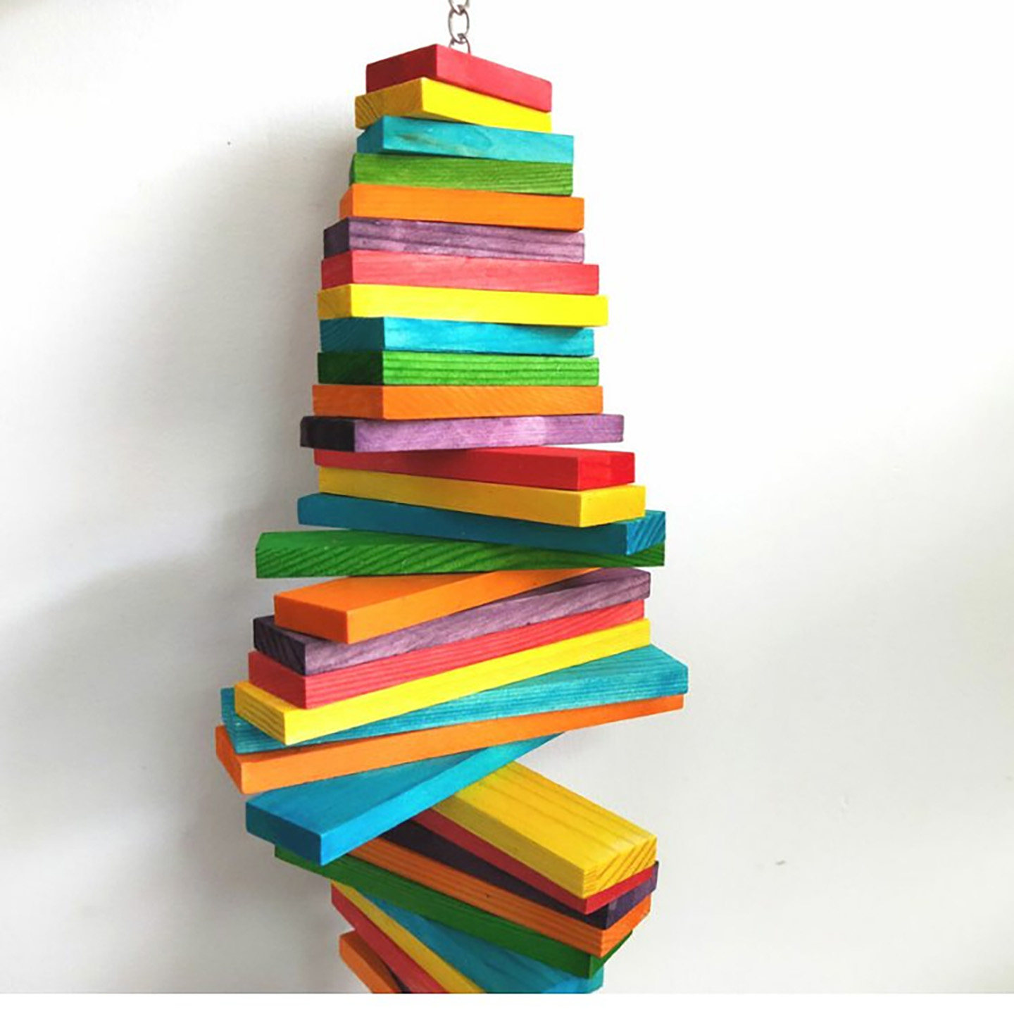 中大型鹦鹉啃咬玩具彩色积木串木质大型鸟玩具鸟笼挂件配饰鸟用品,淘宝优惠券,粉丝福利购,淘宝优惠卷