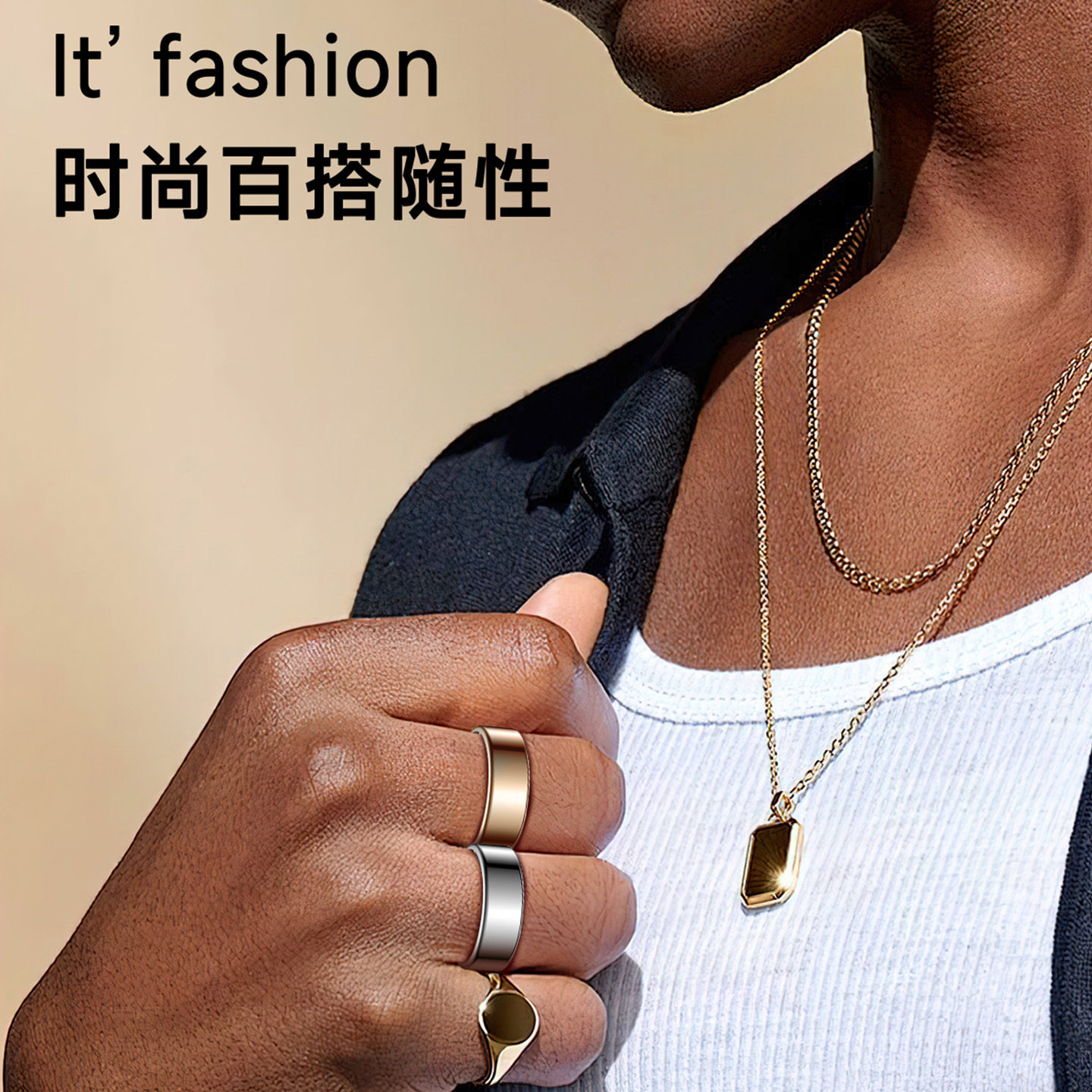 Smart Ring Heart Rate Blood Oxygen Sleep HRV Heart Rate Variability Stress Health Detection Smart Ring Manufacturer