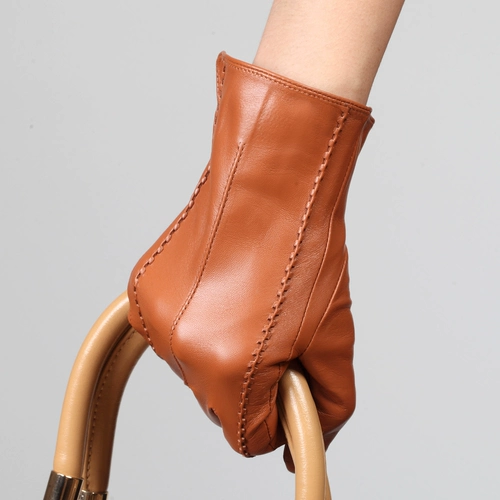 WARMEN Перчатки, демисезонный утепленный удерживающий тепло импортный комплект, из натуральной кожи