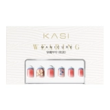 Демисезонные короткие наклейки для ногтей, накладные ногти, коллекция 2023, изысканный стиль