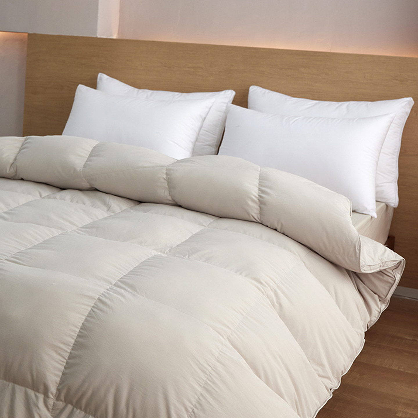 南法假日天丝95鹅绒羽绒被子加厚保暖羽毛冬被春秋被芯空调被冬季,淘宝优惠券,粉丝福利购,淘宝优惠卷