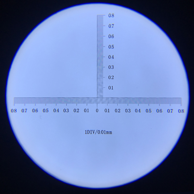 猫头鹰牌100倍放大镜 带灯LED 读数显微镜 0.01|mm带刻度纺织印刷