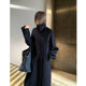 Luobian double-sided wool coat for women Hepburn woolen coat