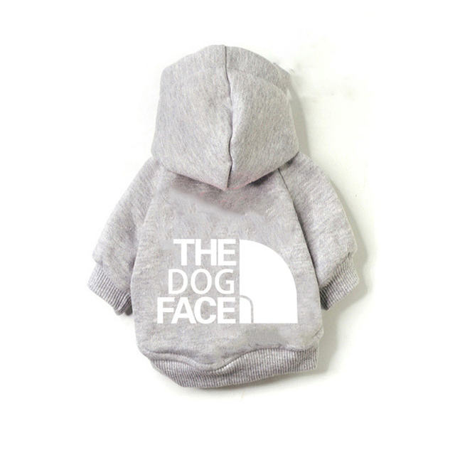 Cross-border large and small dog pet clothing, dog clothes, Dog Face pet dog sweatshirt