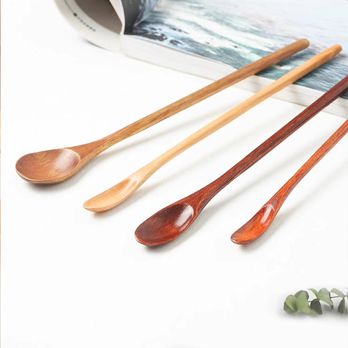 JOJO'S L. PD.Chi.勺子日式搅拌棒实木长柄咖啡迷你小勺子 | 芷沅 - 图2