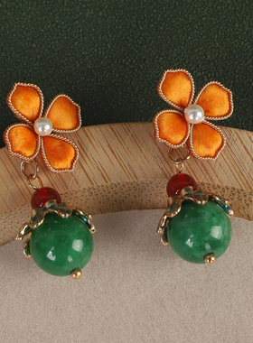 JOJO'SLIFEPD原创花蚕丝耳钉