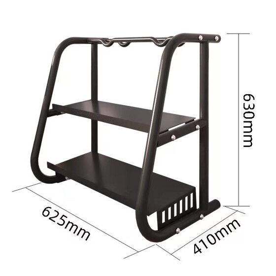 Kettlebell storage rack dumbbell rack double-layer household commercial three-layer dumbbell rack gym kettlebell hexagonal barbell bar