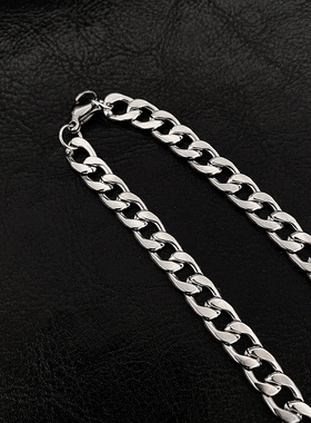 钛钢钛钢不掉色欧美配饰粗链子潮