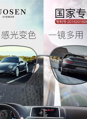 驾驶夜视偏光感光变色防强光