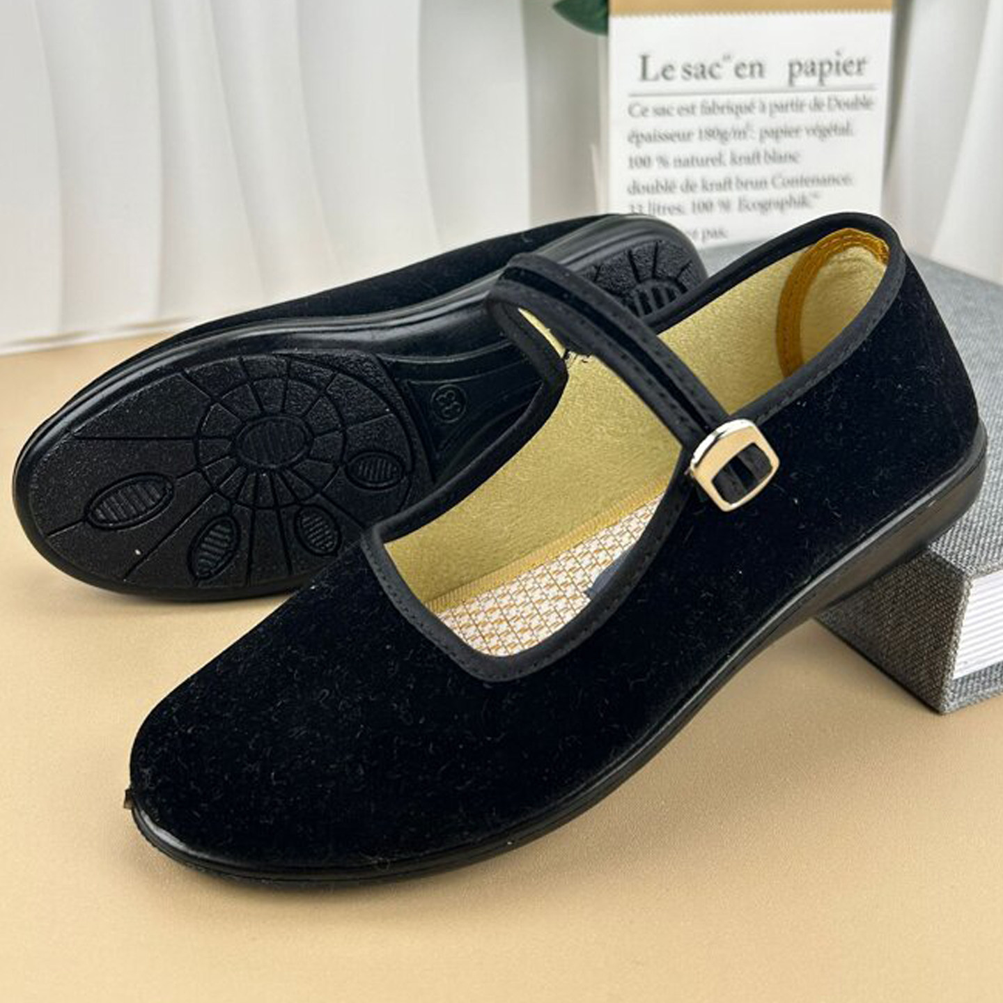 老北京布鞋小码女鞋31码32码33码34码黑色工作鞋酒店工装鞋跳舞鞋,淘宝优惠券,粉丝福利购,淘宝优惠卷