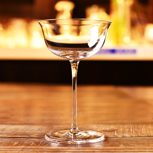 酒吧调酒日式木村宽口鸡尾酒杯马天尼杯扩口香槟杯水晶玻璃高脚杯 - 图0