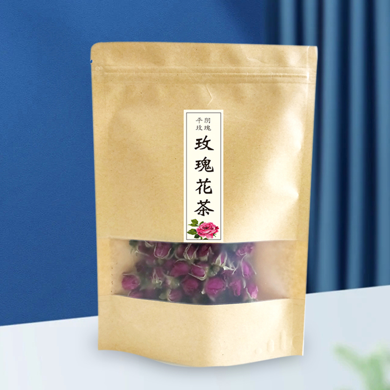 平阴玫瑰花茶300g干花蕾重瓣玫瑰干花药泡茶无硫正品玫瑰花用 - 图3