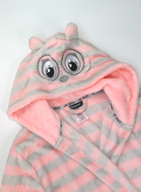 美国单女士法兰绒珊瑚绒睡衣浴袍浴衣睡袍家居服 women‘s robe