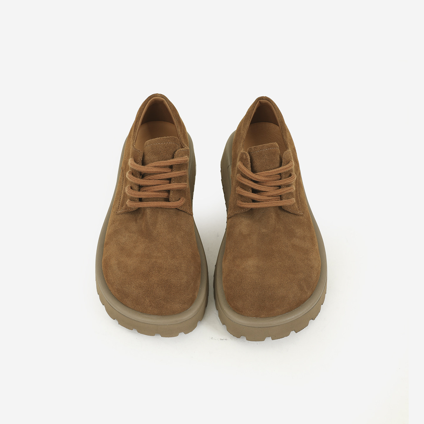 美式复古厚底大宽头德比鞋男款轻质通勤牛反绒休闲皮鞋低帮大黄靴,淘宝优惠券,粉丝福利购,淘宝优惠卷