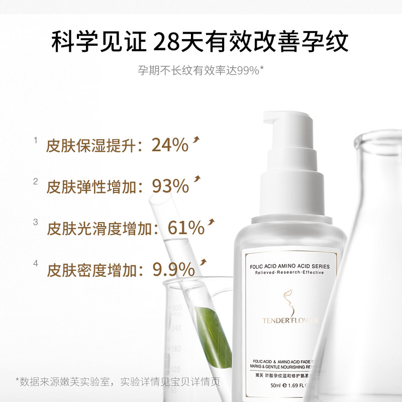 德国嫩芙tender flower叶酸预防 嫩芙妊娠纹护理