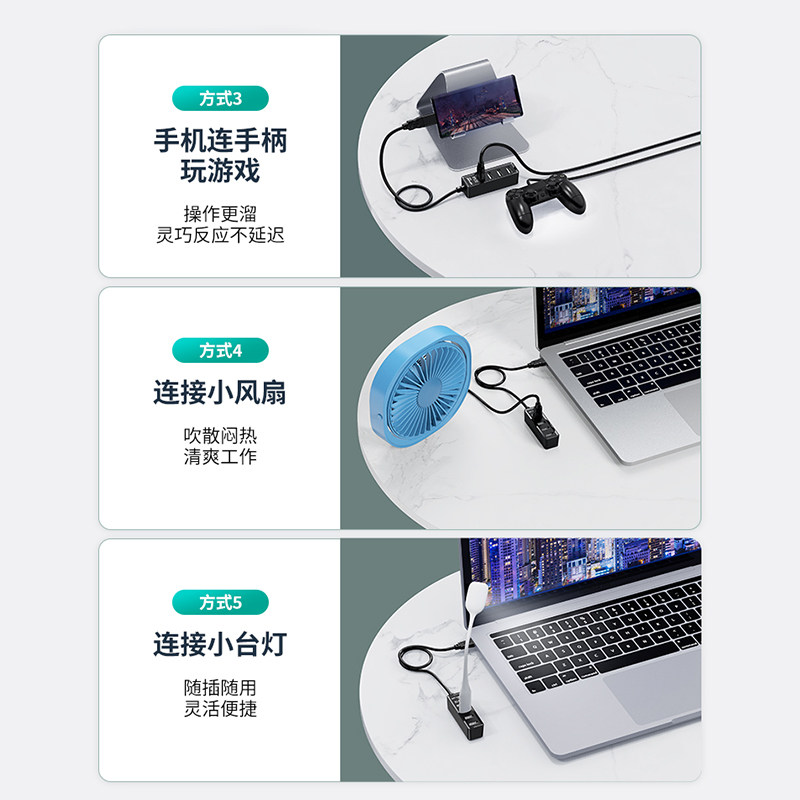 迈拓维矩 MT-214 4口USB分线器一拖四 笔记本USB扩展坞 电脑转换USB HUB多口 usb3.0集线器扩展器,淘宝优惠券,粉丝福利购,淘宝优惠卷