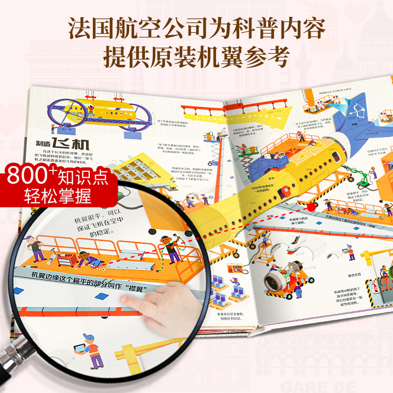 好忙好忙的大工地 儿童3d立体书 幼儿绘本3d翻翻图书好多好多的交通工具同系列书籍 3-4-6岁幼儿园男孩汽车书法国原版引进