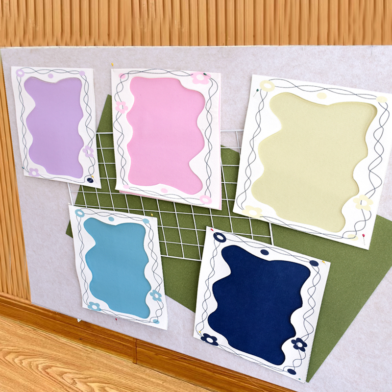 卡通简约小清新边框幼儿园主题环创教室材料板报组合墙面墙贴布置 - 图0